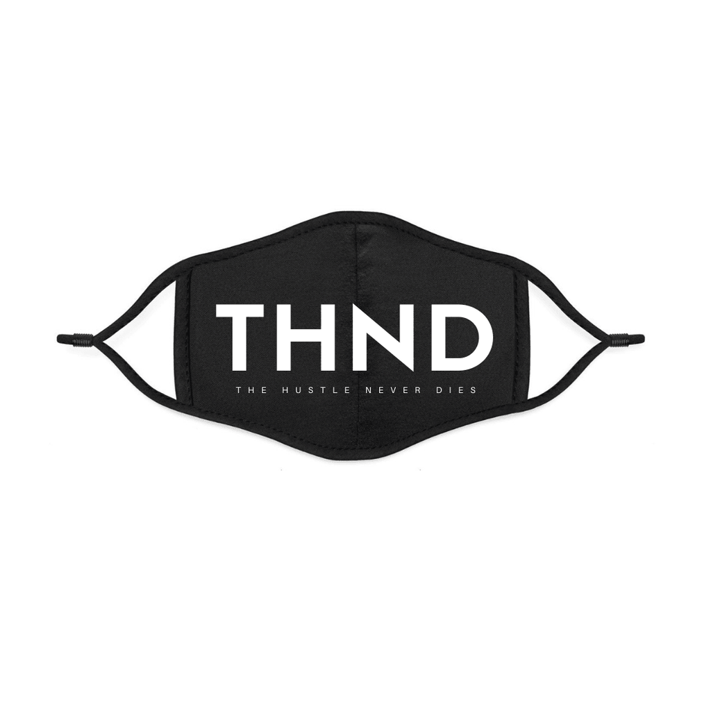 THND Face Masks - TheHustleNeverDies.  Washable and reusable